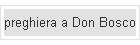 preghiera a Don Bosco